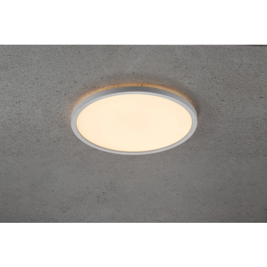 kinkiecik.pl Lampa sufitowa Oja 29 cm Nordlux 2700K 18W, Moodmaker™ - biała 47276001